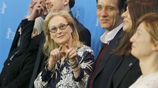 Meryl Streepová se svou porotou (10. února 2016).