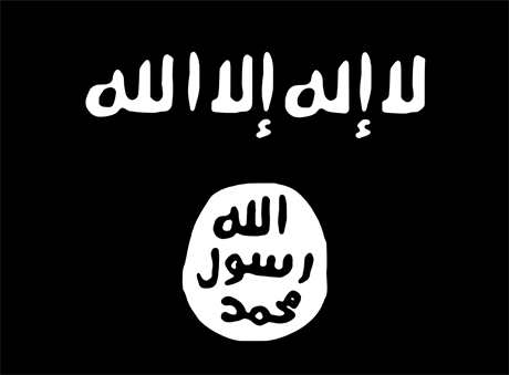 Vlajka, kterou pouívá Islámský stát, Boko Haram a a-abáb.