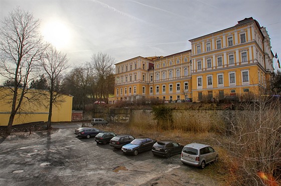 Budova radnice v Mariánských Lázních.