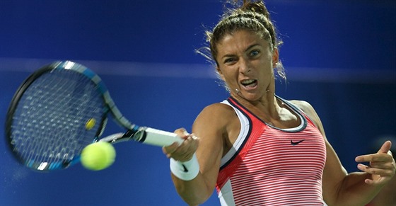 Sara Erraniová ve finále turnaje v Dubaji