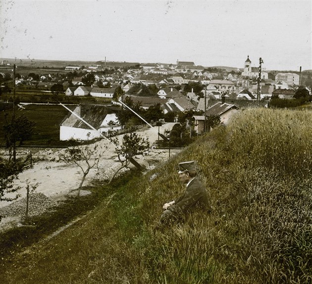 Havlíčkův Brod kolem roku 1890. Tehde se město ještě jmenovalo Německý Brod.
