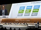 Mimodn kongres FIFA v Curychu, u pultu hovo Victor Montagliani, prezident...