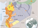 Kdo ovládá Sýrii (únor 2016)