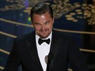 Leonardo DiCaprio poprvé promnil svou nominaci na Oscara (28. íjna 2016).