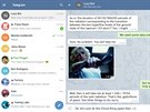 Telegram je bezpený komunikátor pouitelný i v tabletu.