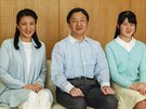 Japonský korunní princ Naruhito, jeho manelka princezna Masako a jejich dcera...