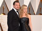 Leonardo DiCaprio a Kate Winsletová (Los Angeles, 28. února 2016)