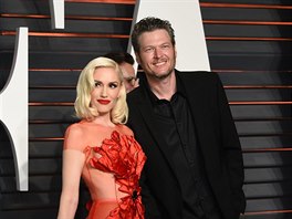 Gwen Stefani a Blake Shelton (Los Angeles, 28. února 2016)