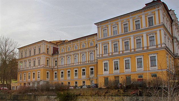 Budova radnice v Marinskch Lznch.