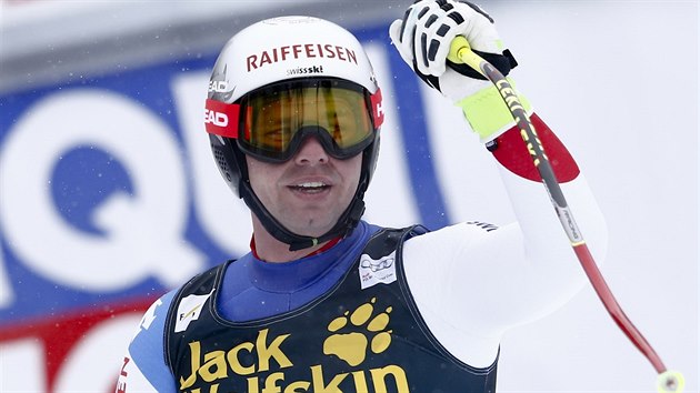 vcarsk lya Beat Feuz skonil ve sjezdu v Chamonix