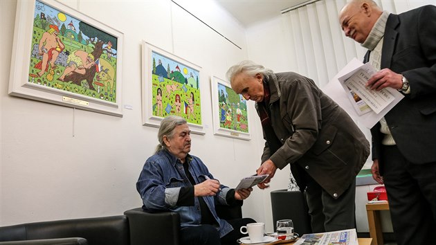 Frantiek Ringo ech v ostravsk galerii Chagall.