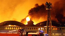 Požár na pražském Výstavišti