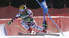 Lídr Svtového poháru Marcel Hirscher skonil v Super-G v Hinterstoderu tetí.