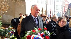 Místop�edseda Senátu P�emysl Sobotka p�i pietní vzpomínce k 68. výro�í...