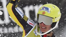 Marie-Michelle Gagnonová se raduje, vyhrála superkombinaci SP v Ando�e.