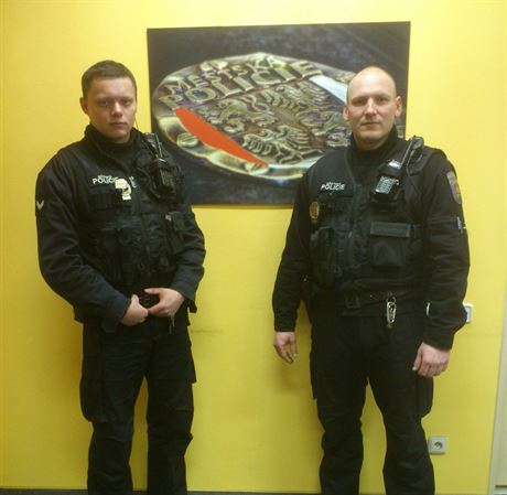 Tomá Faron a Josef Ehl spolu slouí u mstské policie v Praze 7.
