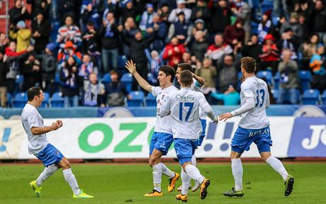 Fotbalisté Baníku Ostrava. 