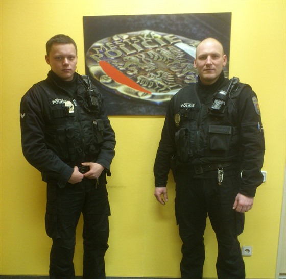 Tomáš Faron a Josef Ehl spolu slouží u městské policie v Praze 7.