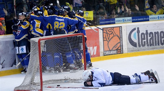 Radost hokejist Ústí nad Labem - ilustraní foto