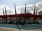 Nový dopravní terminál v Chebu.