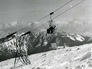 Na vrchol Chopku se jezdilo lanovkou u od konce 50. let minulého století....