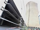V dukovanské elektrárn staví nové chladící ve. U nejsou tak vysoké, jako ty...