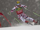 Marcel Hirscher v obím slalomu v Kranjské Goe