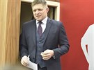 Slovenský premiér a pedseda Smru-SD Robert Fico po volbách piznal, e...
