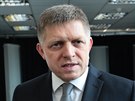 Lídr slovenské strany Smr-SD a souasný premiér Robert Fico po volbách, ve...