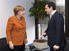Nmeck kanclka Angela Merkelov na summitu jednala tak s eckm premirem...