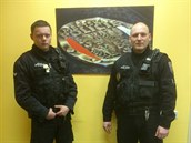 Tomáš Faron a Josef Ehl spolu slouží u městské policie v Praze 7.