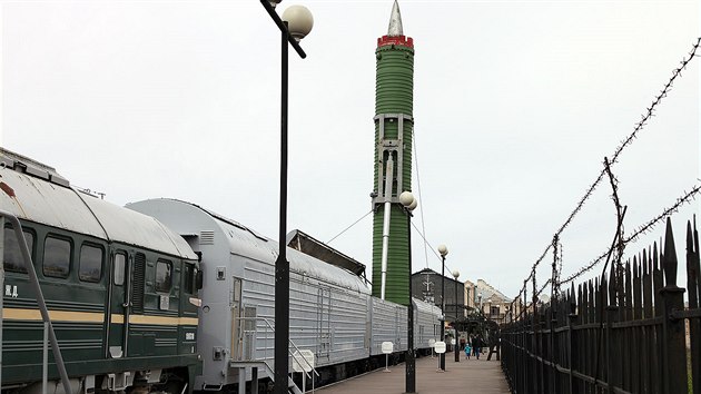 Raketový vlak 15P961 Moloděc v muzeu