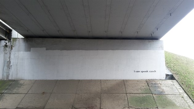 "I can speak czech," hl�s� druh� strana podjezdu(8. 3. 2016).