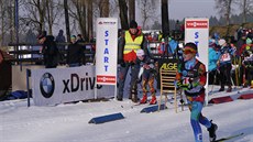 Start jednoho ze závod� biatlonového �actva