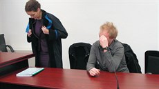 Ob�alovaný Martin Matou�ek u Krajského soudu v Plzni. (8. b�ezna 2016)