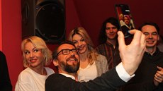 Tv�rci p�edstavili muzikál na tiskové konferenci. Na snímku Bo�ek Slezá�ek,...