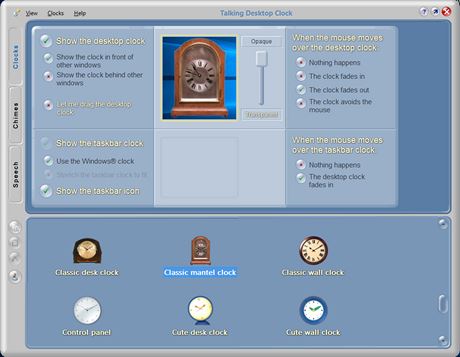 Talking Desktop Clock