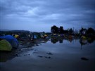 Situaci v uprchlickém táboe Idomeni na ecko-makedonské hranici výrazn...