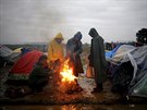 Situaci v uprchlickém táboe Idomeni na ecko-makedonské hranici výrazn...