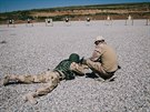 V�cvik kurdsk�ch bojovn�k� u ir�ck�ho Irb�lu (9. b�ezna 2016)