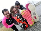 Lenka, Sandra a Pamela se chystaj� na maraton.