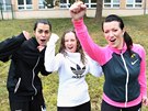 Pamela, Sandra a Lenka se rozhodly p�ijmout v�zvu a postav� se na start...