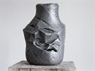 Daniela Vinopalová: Socha-váza IV (cín, 1962)