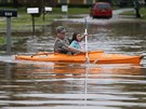 Záplavy v Louisian (9. bezna 2016).