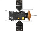 Orbitální sonda TGO (Trace Gas Orbiter).