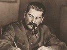 J. V. Stalin (z obálky knihy Rudý car)