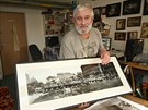 Fotograf a restaurtor historickch fotografi Vladislav Vtek ukazuje ve svm...