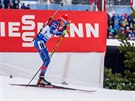 Michal Krmá na trati závodu s hromadným startem na MS v Oslu