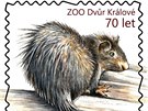 Zoo Dvr Králové vydává speciální emisi známek k 70. výroí zaloení. Autorkou...