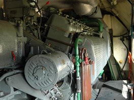 Motor lokomotivy �ady 781 Sergej.